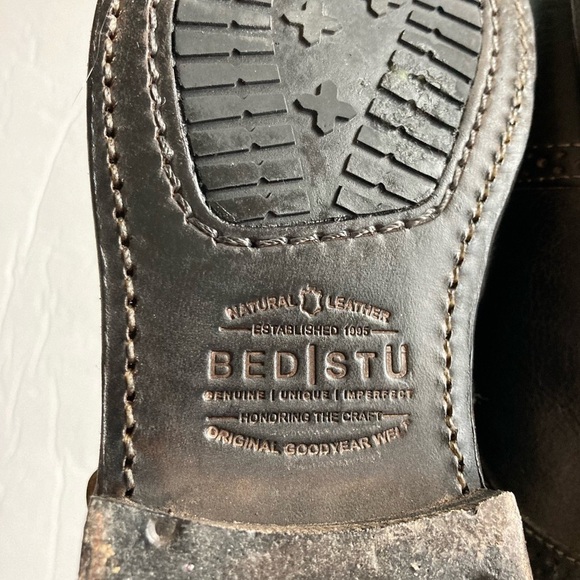 Bed Stu Black Leather Ankle Boots - Picture 9 of 12